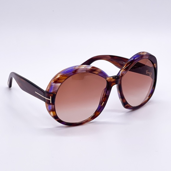 NEW TOM FORD ANNABELLE TF1010 55Z WOMEN OVERSIZED ROUND SUNGLASSES TOM FORD - Picture 7 of 13